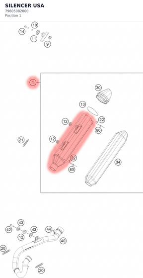 Diagram preview: SILENCER USA (79605082000)