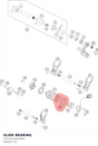 Diagram preview: SLIDE BEARING (79234012010M01)