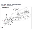 HEX BOLT REPL BY 30000-060012820 product image