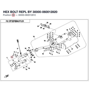 HEX BOLT REPL BY 30000-060012820 product image