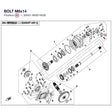 BOLT M6x14 product image