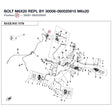 BOLT M6X20 REPL BY 30006-060020810 product image