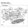 BOLT M10x1.25x25 product image