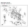 BOLT M10x1.25x150 product image