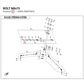 BOLT M8x75 product image