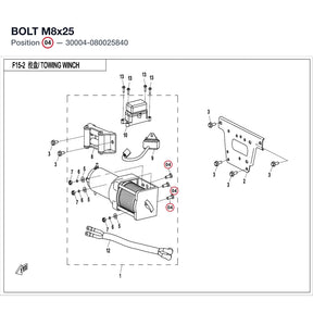 BOLT M8x25 product image