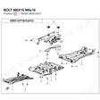 BOLT M6x16 product image