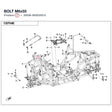 BOLT M6x55 product image
