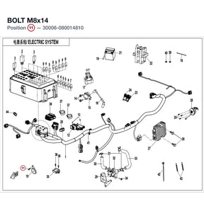 BOLT M8x14 product image