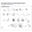 BOLT M8X16 REPL BY 30006-080016810 product image
