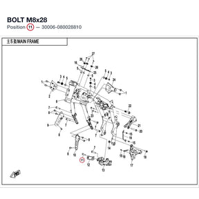BOLT M8x28 product image