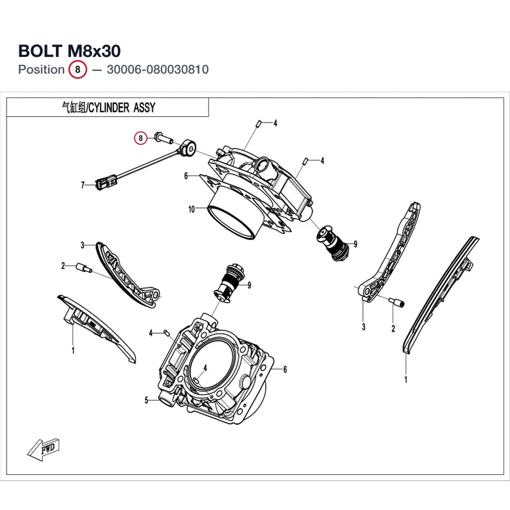 BOLT M8x30 product image