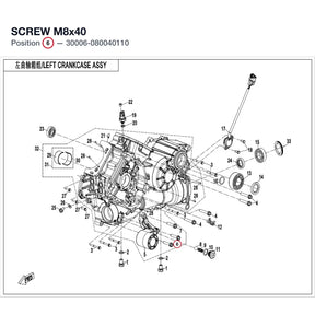SCREW M8x40 product image
