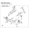 BOLT M10x1.25x45 product image
