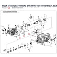 BOLT M10X1.25X110 REPL BY 30006-102110110 product image