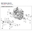 BOLT M12x1.25x170 product image