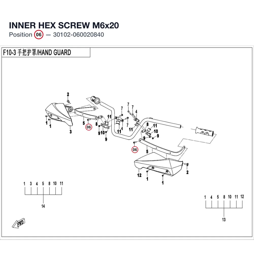 INNER HEX SCREW M6x20 product image