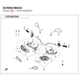 SCREW M6x22 product image