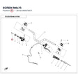 SCREW M6x75 product image