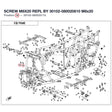SCREW M8X20 REPL BY 30102-080020810 product image