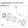 SCREW M8X20 REPL BY 30102-080020810 product image