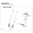 SCREW M8x25 product image
