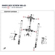 INNER HEX SCREW M8×25 product image