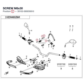 SCREW M8x30 product image
