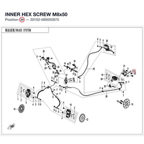INNER HEX SCREW M8x50 product image