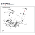 SCREW M4x16 product image