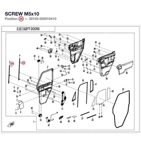 SCREW M5x10 product image