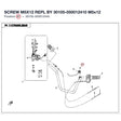 SCREW M5X12 REPL BY 30105-050012410 product image