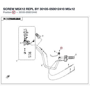 SCREW M5X12 REPL BY 30105-050012410 product image