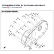 SCREW M6X12 REPL BY 30105-060012410 product image