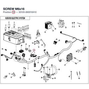 SCREW M6x16 product image