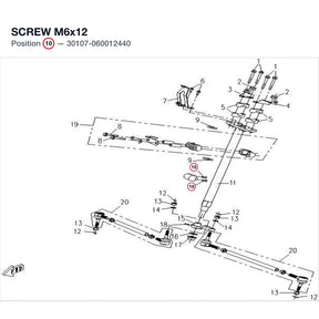SCREW M6x12 product image