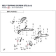 SELF-TAPPING SCREW ST3.5x13 product image