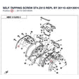SELF-TAPPING SCREW ST4.2X13 REPL BY 30110-420130010 product image
