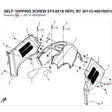 SELF-TAPPING SCREW ST4.8X16 REPL BY 30110-480160010 product image