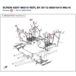 SCREW ASSY M6X16 REPL BY 30112-060016410 product image