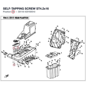 SELF-TAPPING SCREW ST4.2x16 product image