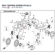 SELF-TAPPING SCREW ST4.8x13 product image