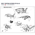 SELF-TAPPING SCREW ST4.8x16 product image