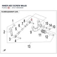 INNER HEX SCREW M6x20 product image