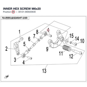 INNER HEX SCREW M6x20 product image