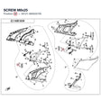 SCREW M8x25 product image