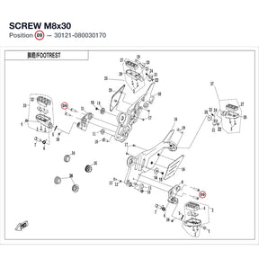 SCREW M8x30 product image