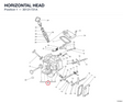 HORIZONTAL HEAD 30121721A diagram position