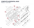 COMPLETE HORIZONTAL HEAD 30121762B diagram position