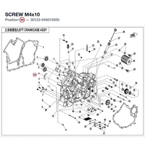 SCREW M4x10 product image